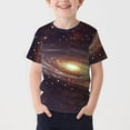 thumbnail image 2 of Camiseta de manga corta crop top estilo niños estrella impresión cuello redondo casual para chicos chicas chicos camiseta de manga corta, 2 of 5
