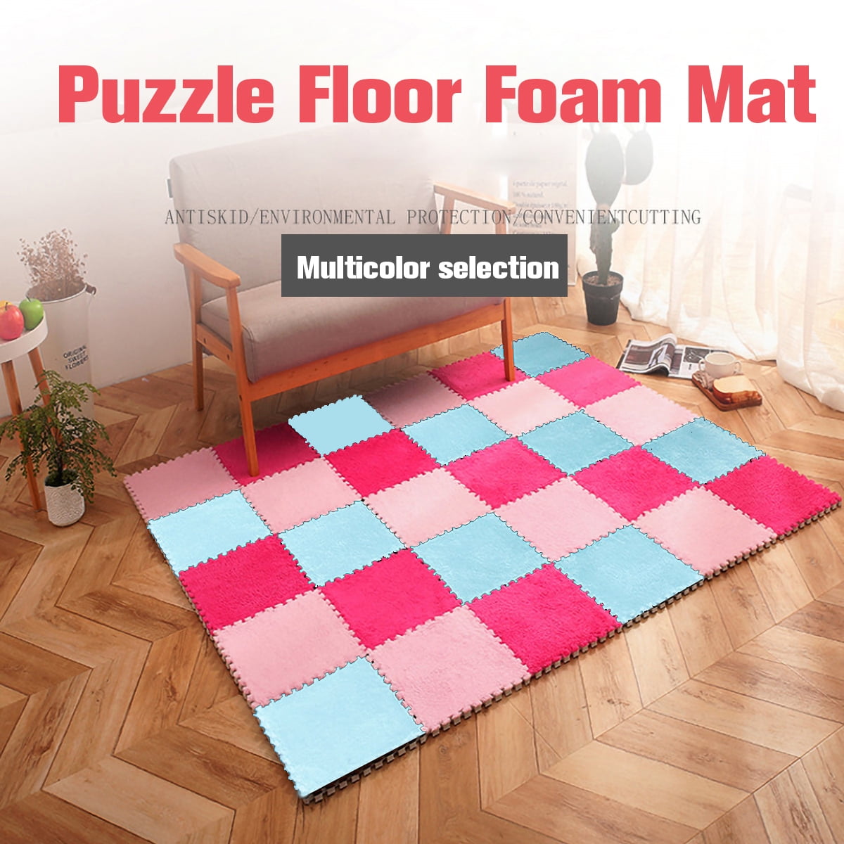 Exercise Floor Puzzle Mat Carpet Bedroom Full Bedside Children