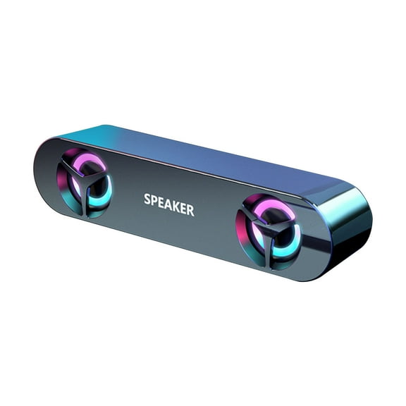 YZEGDCH Speaker Clearance,Portable Led Party Bluetooth Speaker Small Bluetooth Speaker for Car with Loud Stereo Sound Seriously Loud Sound for Home Outdoor and Travel