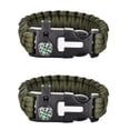 thumbnail image 1 of Survival Bracelets for Camping Gear Kits,Embedded Compass,Emergency Multitools, 1 of 5