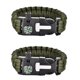 thumbnail image 1 of Pulseras de supervivencia para kits de equipo de camping, brújula integrada, multiherramientas de emergencia, 1 of 5