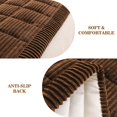 thumbnail image 3 of Funda para Sofá MEETSKY 70x28" Antideslizante Lavable Marrón, 3 of 8
