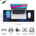 thumbnail image 5 of Non-Slip Large Gaming Mouse Pad (31.5x11.8 inch) - Desk & Keyboard Friendly: Stitched Edges, Captivating Colorful Galaxy Print, 5 of 7