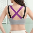 thumbnail image 5 of Abomasnow Sports Bras for Women Medium Support Criss Cross Strappy Bras Seamless Padded High Impact Yoga Athletic Exercise Bras, 5 of 5