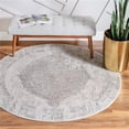 thumbnail image 1 of Unique Loom 3147367 5 x 5 ft. Woodburn Portland Round Rug, Ivory, 1 of 1