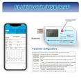 thumbnail image 4 of Wisesorb 5 Packs USB Data Logger with LCD, Bluetooth & App Temperature Humidity Recorder with PDF Report, 120 Days for 32000 Points, Single-use, 4 of 7