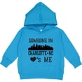 thumbnail image 2 of Inktastic Charlotte North Carolina Someone Loves Me Toddler Hoodie, 2 of 4