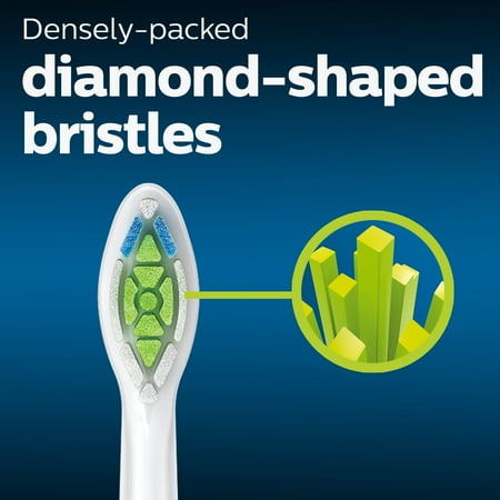 Philips Sonicare - DiamondClean Replacement Toothbrush Heads (4-pack) - White