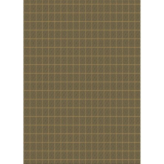 Ahgly Company Machine Washable Indoor Rectangle Transitional Sepia Brown Area Rugs, 8' x 12'
