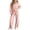 Pink, variant on Jalioing Girls 2 Piece Outfits Collared Zip Up Sweater Jacket Pants Set Casual Fashion Knit Set Teen Girls Clothes Set