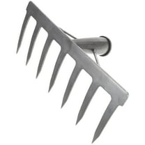 Shengji GANAZONO Soil Blocker Garden Rake - Black Steel Bulb Tool