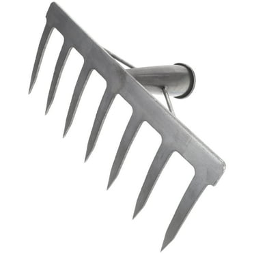 Shengji GANAZONO Soil Blocker Garden Rake - Black Steel Bulb Tool