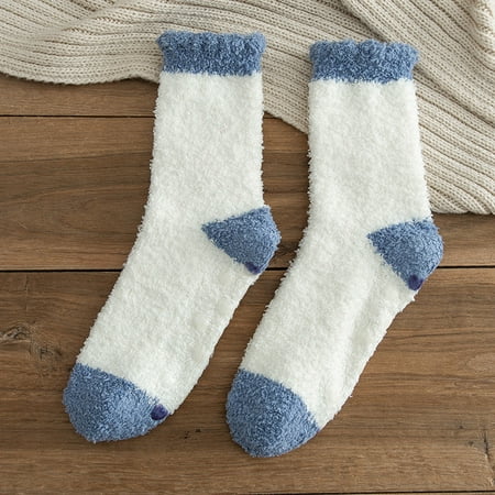 

Qazqa Womens Winter Socks Home Tube Socks Coral Thickened Warm Floor Socks