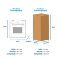 thumbnail image 5 of Horno empotrable Midea 24" de gas gris, 5 of 5