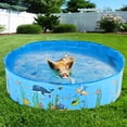 thumbnail image 3 of Foldable Dog Pet Bath Pool Collapsible Dog Pet Pool Bathing Tub Kiddie Pool for Dogs Cats and Kids pet poo, 3 of 7