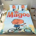 thumbnail image 1 of Sr. Magoo Conjunto de sábanas temático, trío de piezas, cómodo y amigable con la piel, diseño único, regalo de decoración para el hogar para familiares, amigos y fans,135cm *200cm, 1 of 6