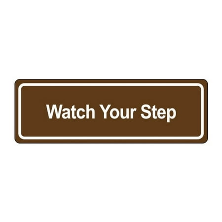 

Door Sign 3 x 9 - Watch Your Step
