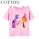 thumbnail image 3 of Camiseta de algodón de manga corta con estampado de dibujos animados para niños y bebés de Disney Elemental Wade Ripple y Embe Anime de moda de verano, 3 of 5