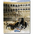 thumbnail image 1 of Ceramic Tile Mural-Francisco Goya Sports Painting 1. 17" w x 21.25" h using (20) 4.25 x 4.25 ceramic tiles, 1 of 3