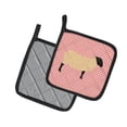 thumbnail image 2 of Caroline's Treasures Suffolk Sheep Pink Check Pair of Pot Holders, 2 of 3