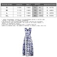 thumbnail image 3 of Vestido africano sexy para mujer Vestido largo maxi Vestido con cuello en V Vestido de varias vías Vestido plisado Estampado floral - Blanco Adepaton  BST3005875-3, 3 of 6