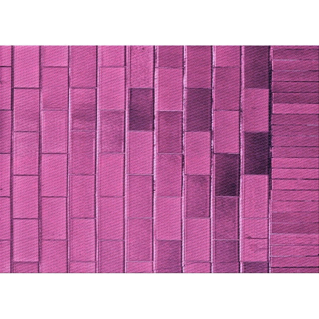 Ahgly Company Tapis Rectangulaire Lavable en Machine Intérieur Transitionnel Moyen Violet Rouge Rose, 3 Pieds x 5 Pieds