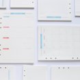 thumbnail image 4 of HLONK A5 Size 6-Hole Paper Refills for Notebook Planner Journal Diary 40 Sheets Assorted Color for Office, 4 of 8