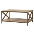 thumbnail image 4 of Mainstays Farmhouse Coffee Table, Rustic Weathered Oak, 4 of 8