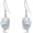 GothicSkull 1, variant on 925 Sterling Silver Gothic Skull Opal Dangle Earrings for Women Men