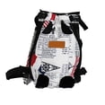 thumbnail image 2 of Small Dog Backpack Carrier, Dog Sling CarrierforMedium Dogs, Adjustable Straps, Mesh Drawstring Bag, Xxxl Red, 1 Pc, Chest Carry Hiking, Pet Carrier Backpack, Small Cat, 2 of 6