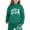 Green, variant on Huowey Children Kids Boys and Girls Long Sleeve Letter Printed Lightweight Hoodie Sweatshirts and Long Pants Set Outfit