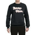 thumbnail image 2 of Wild Bobby Twirler Mom Girl Sports Unisex Crewneck Graphic Sweatshirt, Black, Small, 2 of 5