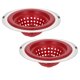thumbnail image 1 of Uxcell Filtro de Fregadero de Silicona, 2 Paquetes de Tapón de Fregadero de Cocina, 4.4" Rojo, 1 of 6