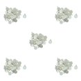 thumbnail image 3 of kurtrusly Ensemble de 50 Pendentifs de Collier Cabochon Rond Argent Blanc 43x22mm 5Set, 3 of 6