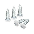 thumbnail image 1 of Tornillos blancos ST4x14mm, tornillos autorroscantes, paquete de 100, tornillos de cabeza plana Phillips para trabajos en madera, 1 of 5