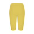 thumbnail image 5 of Jxximdong Leggings for Women High Waisted Hollow Lightweight And Comfortable Pants Solid Color Soft Casual Pajama Trouserss Yellow M Yoga Pants, 5 of 5