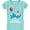 Chill Blue, variant on Birthday Girl Shark Shirt Funny Birthday Gift Infant Girls' Fitted T-Shirt 5T Chill Blue