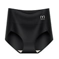 thumbnail image 2 of JUSLIO Womens Underwear High Waisted Briefs No Show Underwear Butt Lifting Tummy Control Panties Black XL, 2 of 5