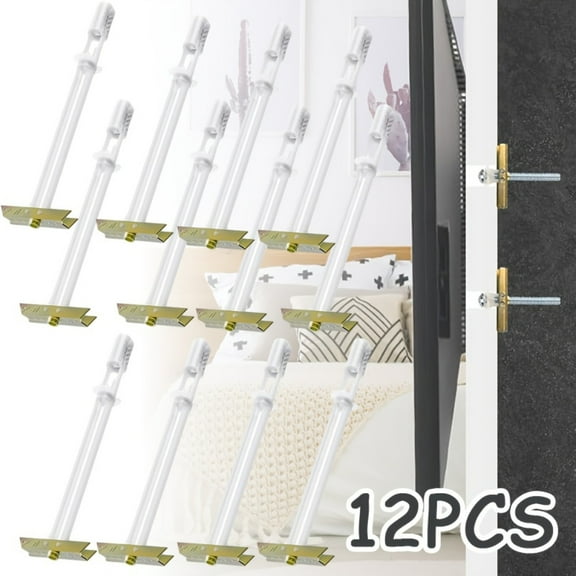 Drywall Anchor with Included Bolts and Washers for 1/4”-20,Toggle Bolt,Heavy Duty Hollow Drywall Anchors for TV Mounting Kit, Hollow-Wall Anchors Screws Kit That Hold 270 Lbs