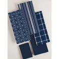thumbnail image 7 of DII, 5 Pack, Assorted Dishtowel & Dishcloth Set, Nautical Blue, 7 of 7