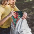 thumbnail image 5 of FORMRS 15-15.6 inch Laptop Sleeve Case Soft Carrying Quilted Computer Bag Cover, Christmas Poinsettia, 5 of 7