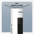 thumbnail image 5 of Hurricane 40 In Triple Action Air Enhancing Tower Fan and Diffuser, White, 5 of 13