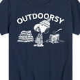thumbnail image 3 of Peanuts - Outdoorsy Snoopy - Toddler & Youth Short Sleeve Graphic T-Shirt, 3 of 7