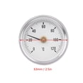 thumbnail image 1 of 63mm 0-120 °C Termómetro Bimetálico Impermeable del Resorte,IP55 Termómetro a Prueba de Polvo para los Tubos, Superficie, Aceite, Plantas de Energía, Barco, etc Ecomeon no, 1 of 6