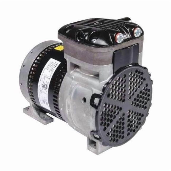 Gast Rocking Piston Vacuum Pump,7-5/64"H 86R123-101-N170X