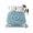 Blue Teal White, variant on Twin Flat Sheet 66"x96", Turquoise Boho Soft Lightweight Bedding Flat Sheets Only, Retro Ethnic Teal Geometric Aesthetic Brushed Microfiber Top Bed Sheet, Breathable StainResistant Bedsheets