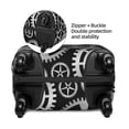 thumbnail image 4 of Daiia Metallic Gears Luggage Cover, Thickened Washable Travel Luggage Covers, Elastic Unique Baggage Covers for 18-20 inch Luggage-Medium, 4 of 9
