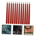 thumbnail image 4 of SASABAXI 12 Pcs Bougies Effilées Réalistes à Piles Rouges PP pour Noël et Festivals, 4 of 7