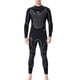 thumbnail image 1 of Advancent Trajes de neopreno Traje de buceo Pantalones de manga larga de secado rápido Protección solar de una pieza Mantener el calor para bucear Deportes acuáticos negro XL Advancent OD003281-04, 1 of 6
