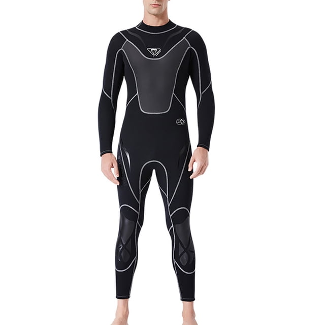Naiovety Trajes de neopreno traje de buceo ultrafino de secado rápido para hombres y hombres traje de neopreno pantalones de manga larga protección Deportes acuáticos negro XL Naiovety OD003281-04